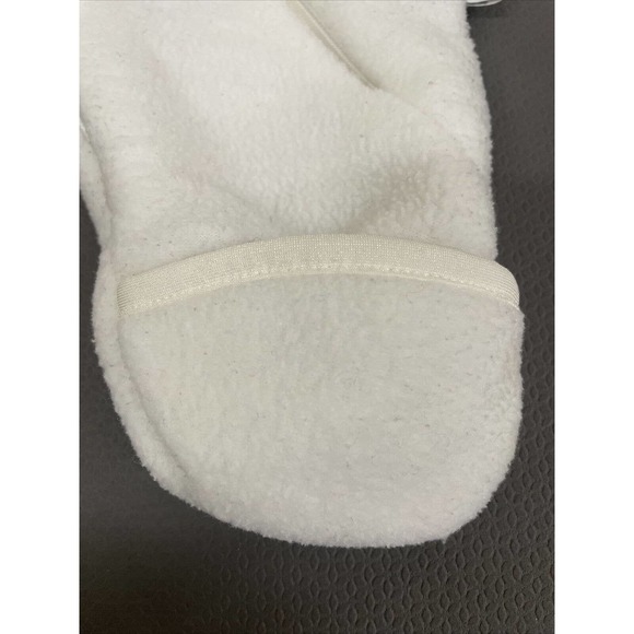 Vintage Cherry Tree Polartec 3m Baby Hooded & Attached Mittens White Snow Suit - Picture 5 of 11